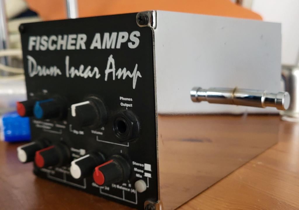 Fisher Amp Drum Inear Amp + Buttkicker Mini, Muziek en Instrumenten, Ophalen, Gebruikt, Minder dan 500 watt