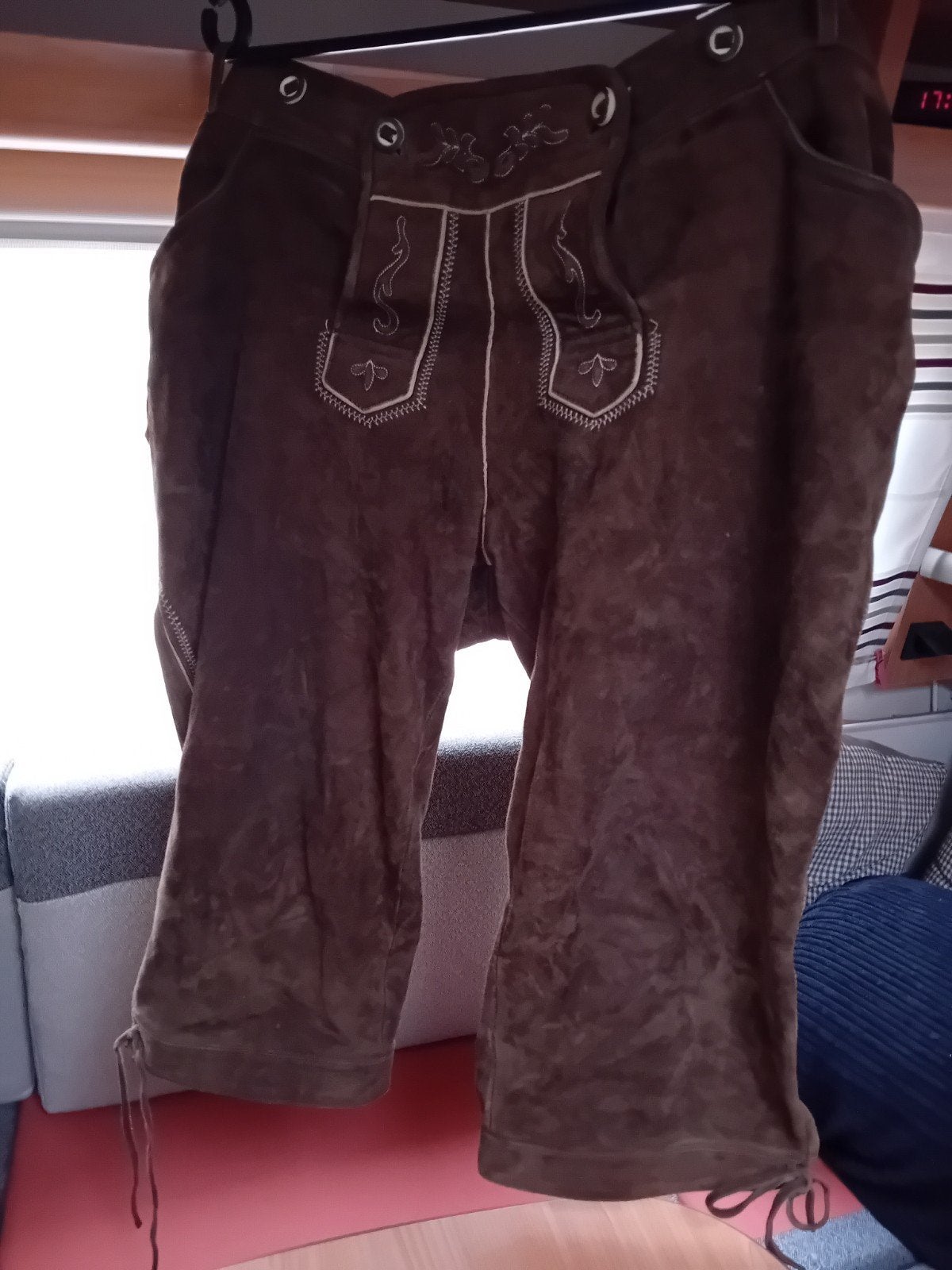 Mooie echt leren Tiroler broek - Spieth & Wensky, Bruin, Maat 56/58 (XL), Ophalen of Verzenden, Spieth & Wensky