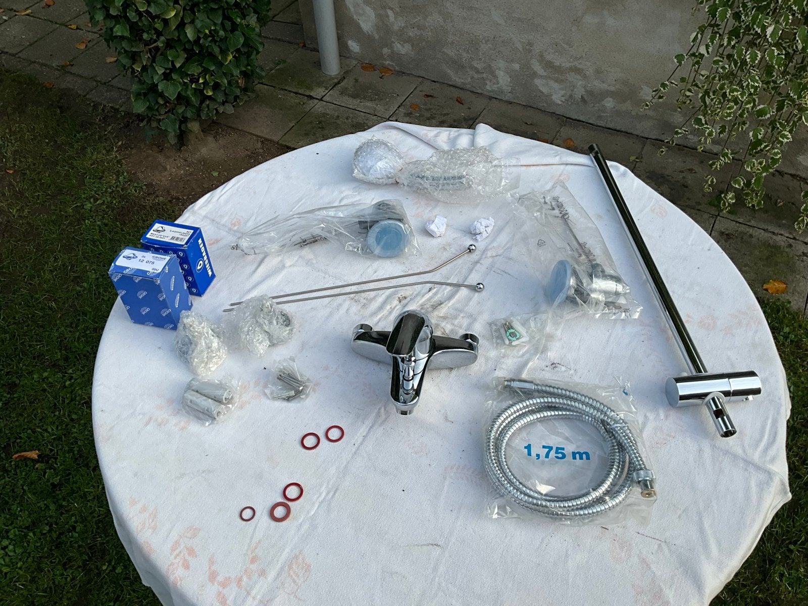 Nieuwe Grohe en Ideal Standard Douche Set, Ophalen of Verzenden, Nieuw, Chroom, Douche