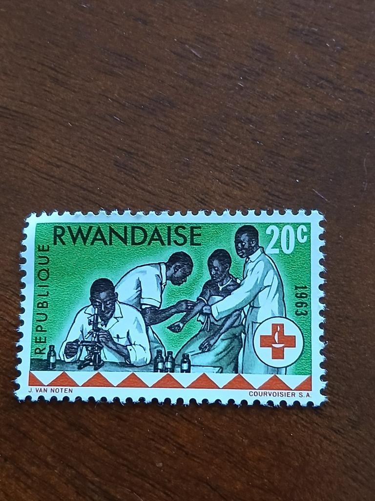 Rwanda 1963 Postfris Postzegel - Medisch Thema, Ophalen of Verzenden, Overige landen, Postfris