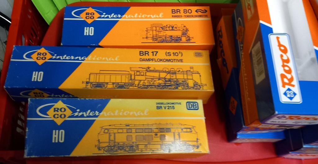 Te koop partij  lege roco lok en wagon doosjes ho, Hobby en Vrije tijd, Gebruikt, Gelijkstroom, Verzenden, Wagon