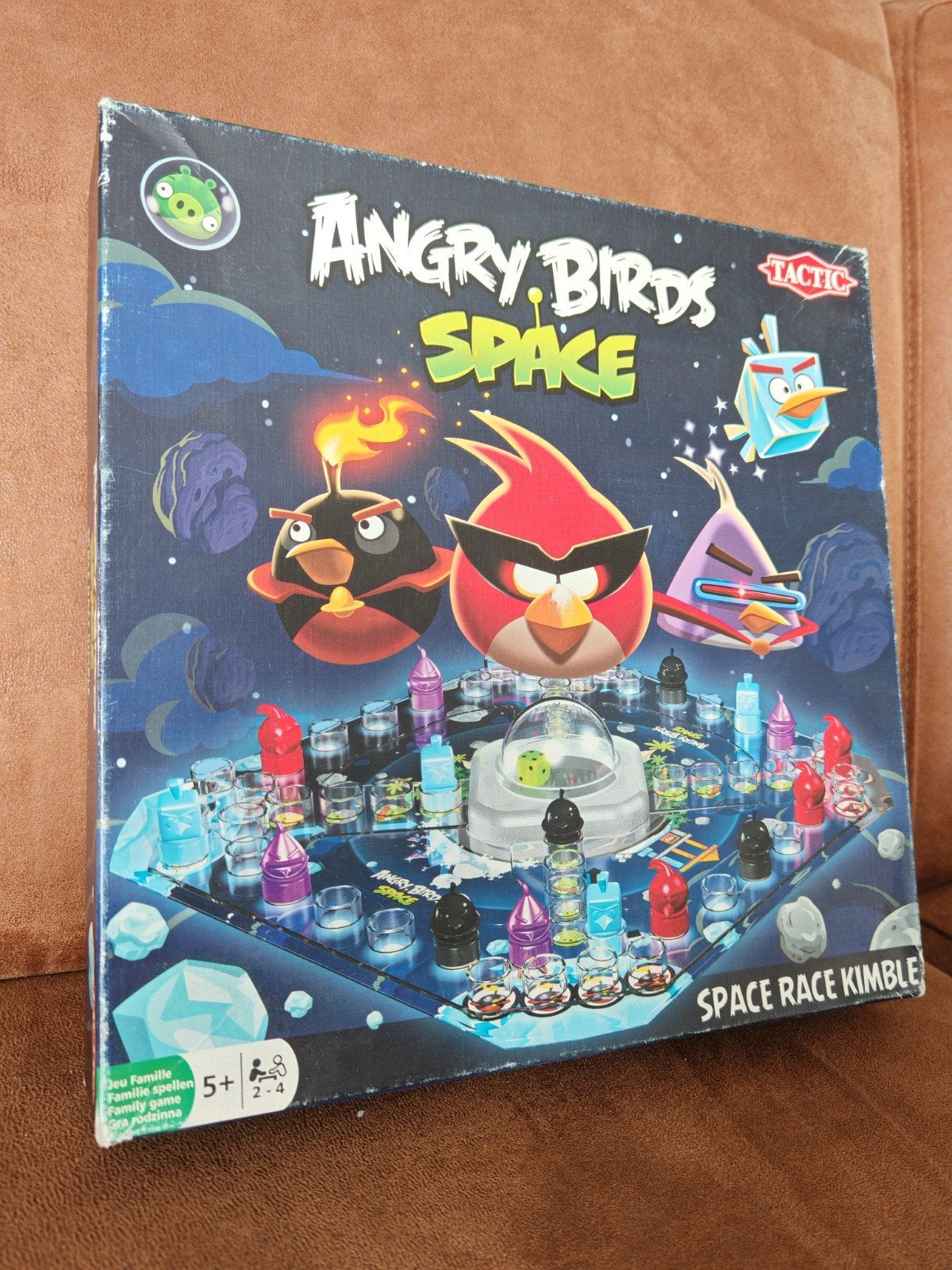 Angry Birds Space Race Kimble Mens Erger Je Niet Spel, Een of twee spelers, Ophalen of Verzenden, Gebruikt, Tactic