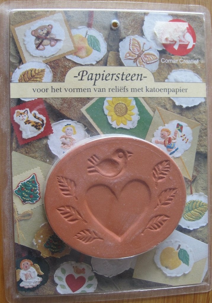 papiersteen voor het vormen van reliëfs met katoenpapier, Ophalen of Verzenden, Nieuw, Overige thema's, Overige typen