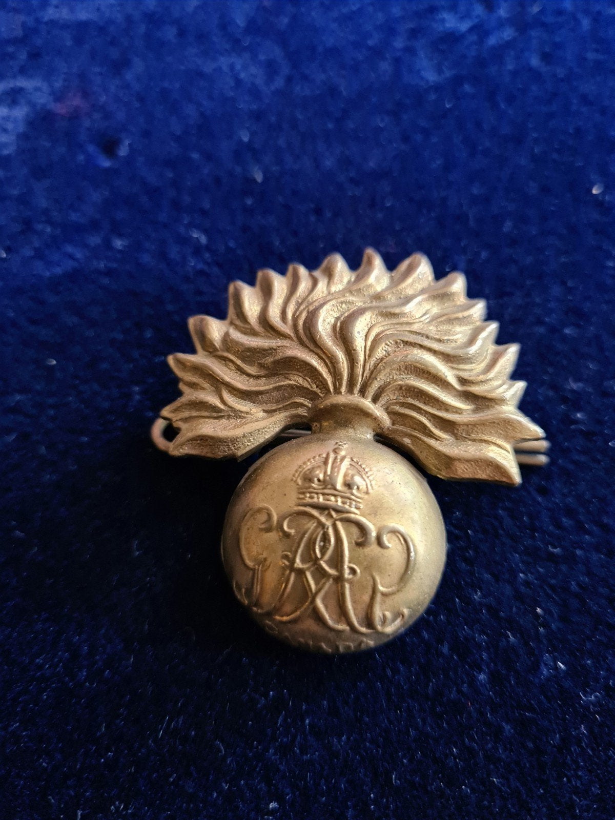 Vintage Britse Militaire Embleem - George V Tijdperk, Ophalen of Verzenden