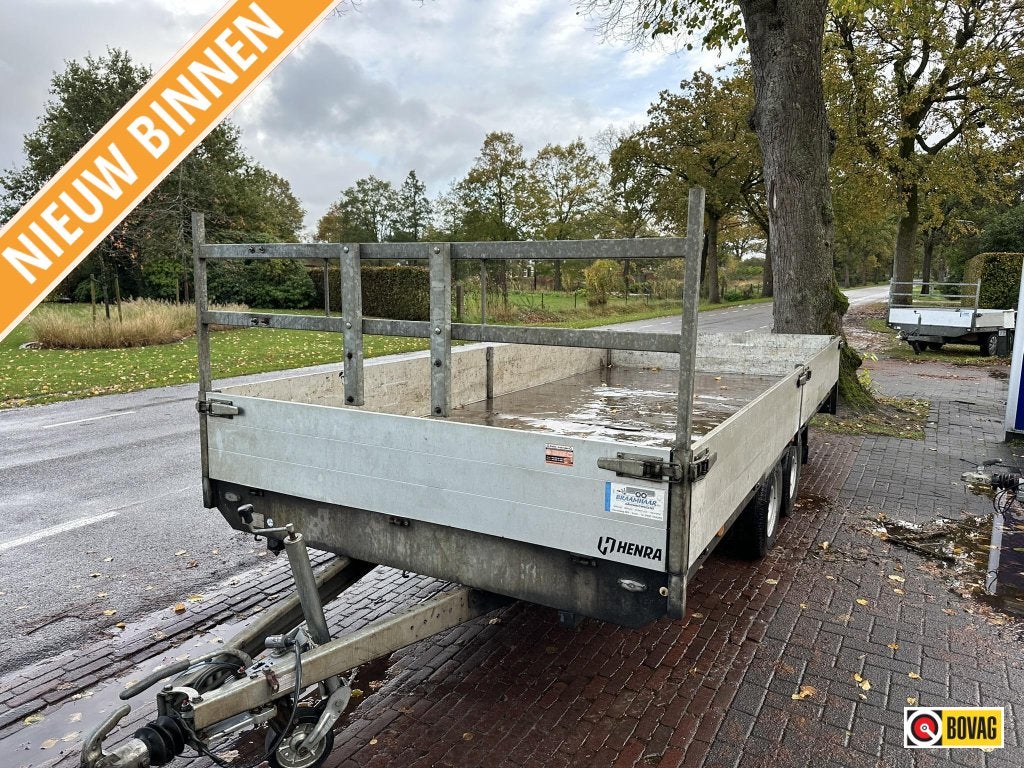 Henra multitransporter plateauwagen 503x222x40cm 3.5T, Auto diversen, Gebruikt