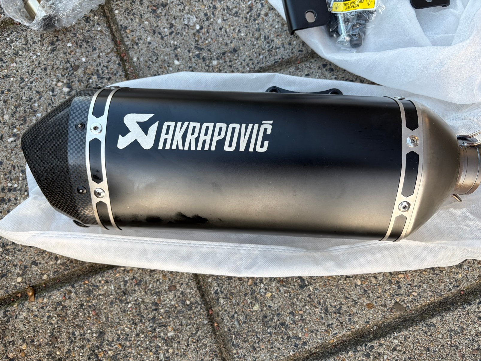 Akropovic uitlaat Vespa 50cc sprint eiro 4 en 5, Ophalen of Verzenden, Nieuw, Uitlaat, Vespa