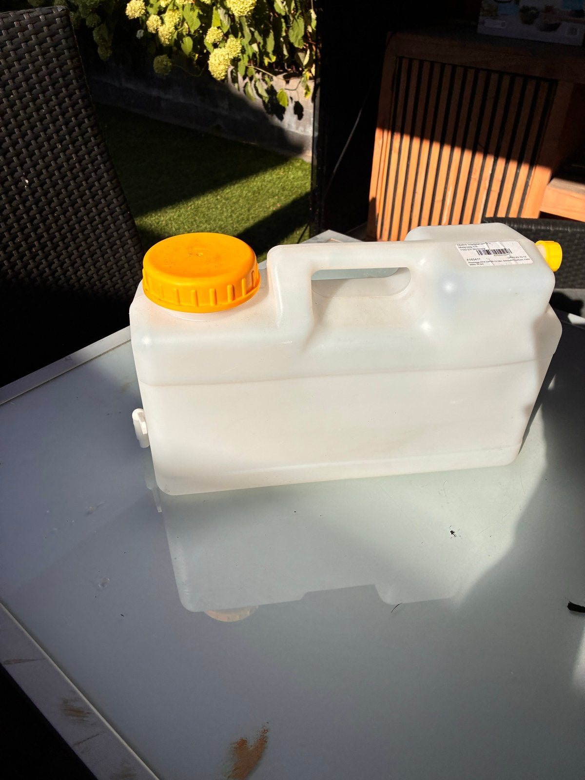 Obelink Vers watertank 12 liter met kraan, Ophalen of Verzenden, Zo goed als nieuw