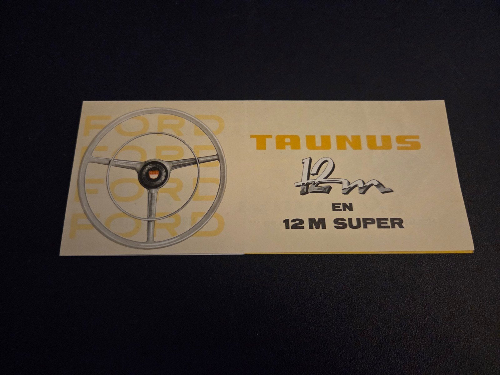 Brochure Ford Taunus 12M / 12 M Super 1960, Ophalen of Verzenden, Zo goed als nieuw, Ford