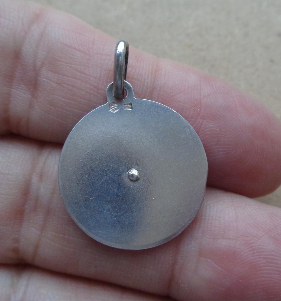 zilveren vintage hanger sterrenbeeld tweeling [822], Verzenden, Zo goed als nieuw, Kruis of Symbool, Zilver