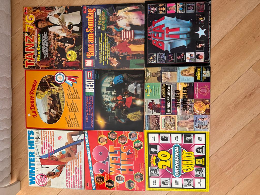Grote collectie diverse vinyl LP's - Pop, Schlager, Jazz, Beschermende buitenhoes, Ophalen of Verzenden, Gebruikt