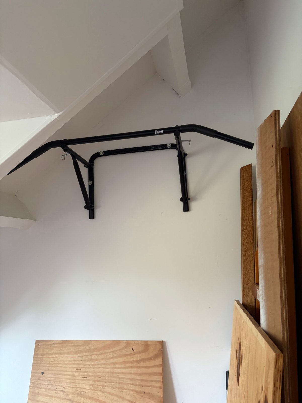 Crivit Pull Up Bar - Wandmontage Oprekstang, Sport en Fitness, Fitnessmaterialen, Ophalen, Gebruikt, Armen, Oprekstang