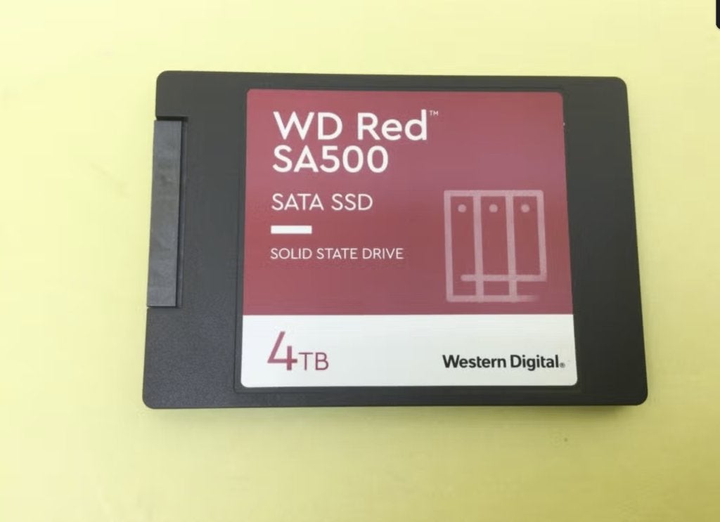 Western Digital WD Red SA500 4TB NAS SATA SSD, Computers en Software, Harde schijven, Intern, Zo goed als nieuw, Desktop, 4 TB