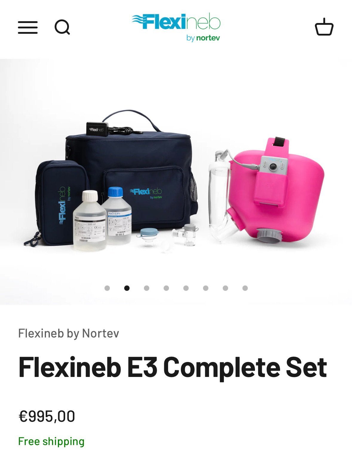 Flexineb E3 MINI, Dieren en Toebehoren, Paarden en Pony's | Verzorgingsproducten, Zo goed als nieuw, Ophalen of Verzenden