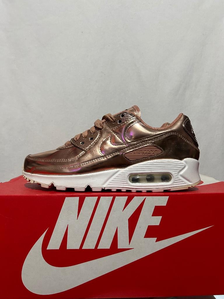NIEUW! Maat 40,5 - Nike Air Max 90 Metallic Rose Gold