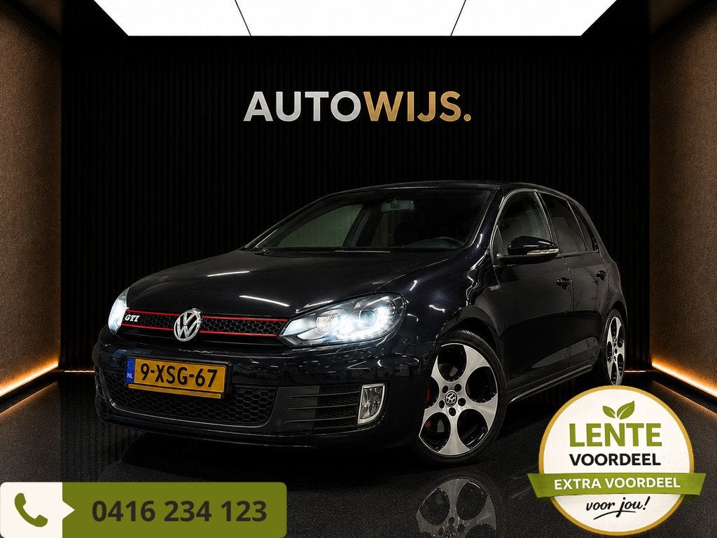 Volkswagen Golf 2.0 GTI|LED|AUT|LM-VELG|GOED ONDERHOUDEN|LED, Auto's, Euro 5, Gebruikt, Zwart, 4 cilinders