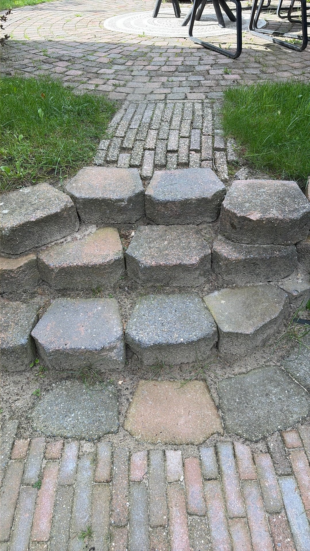 Stapelstenen, Tuin en Terras, Ophalen of Verzenden, Gebruikt, Beton, Klinkers