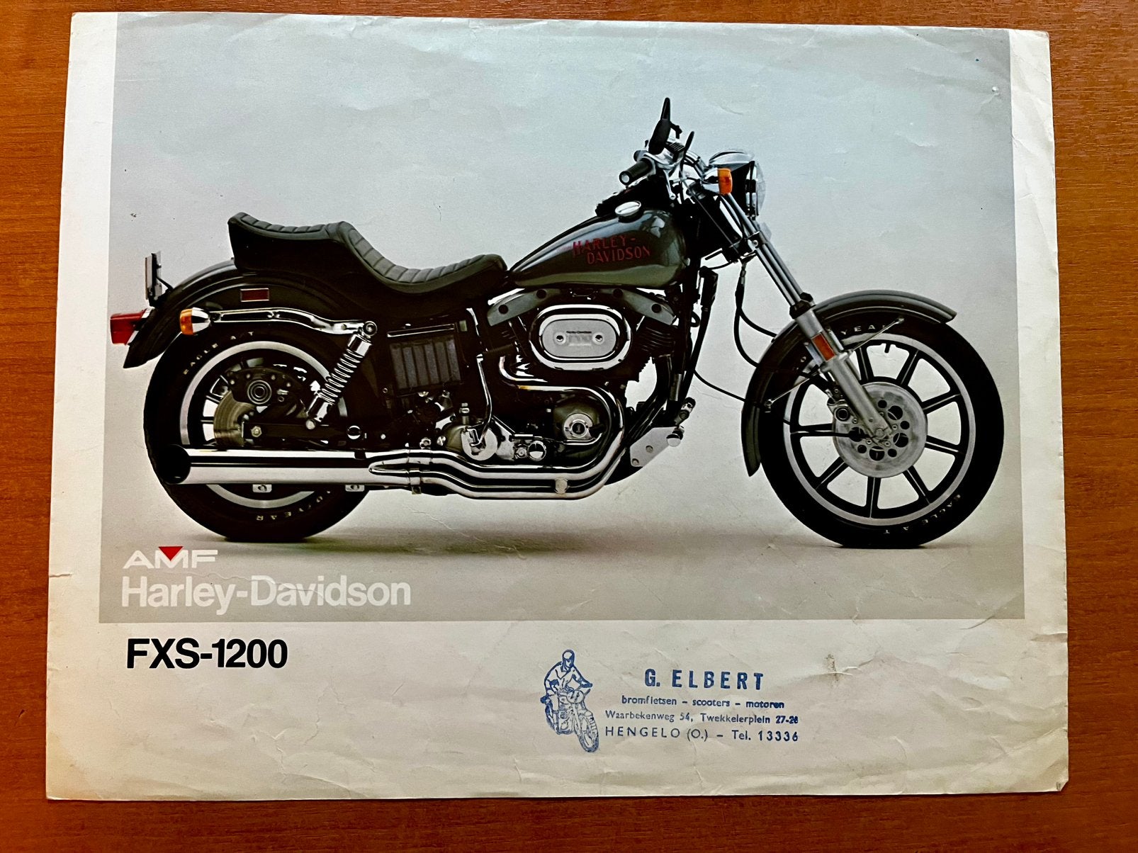Harley Davidson folder, Motoren, Ophalen of Verzenden, Harley-Davidson of Buell