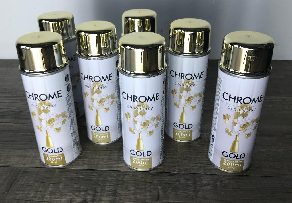 NIEUW Goud spuitverf effect 200 ml diverse toepassingen, Ophalen of Verzenden, Nieuw