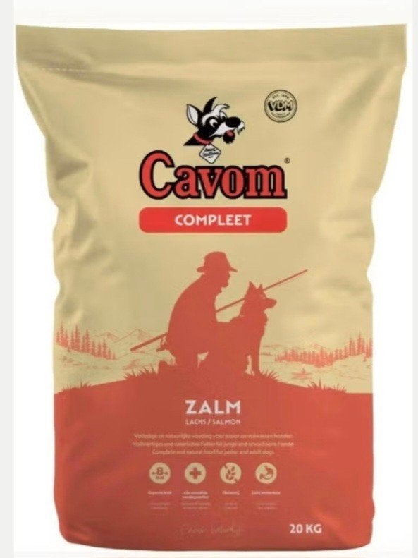 Cavom zalm .zak 20kg dicht., Dieren en Toebehoren, Ophalen of Verzenden, Hond