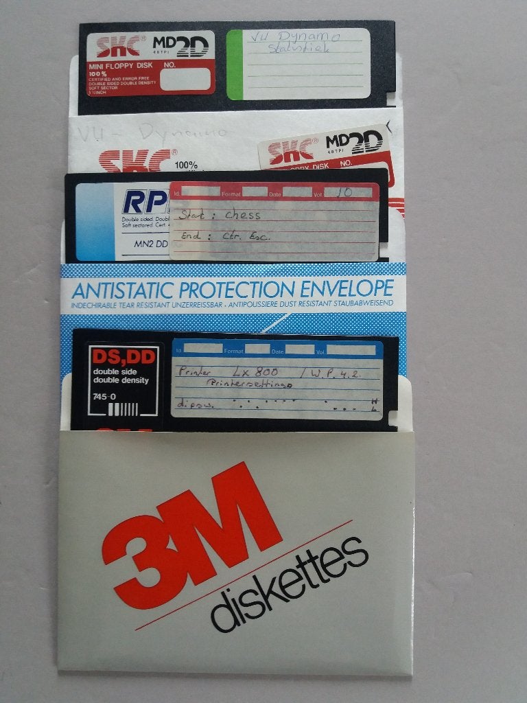 FLOPPY 5,25 - GEBRUIKT - DS-DD - GEBRUIKT, Ophalen of Verzenden