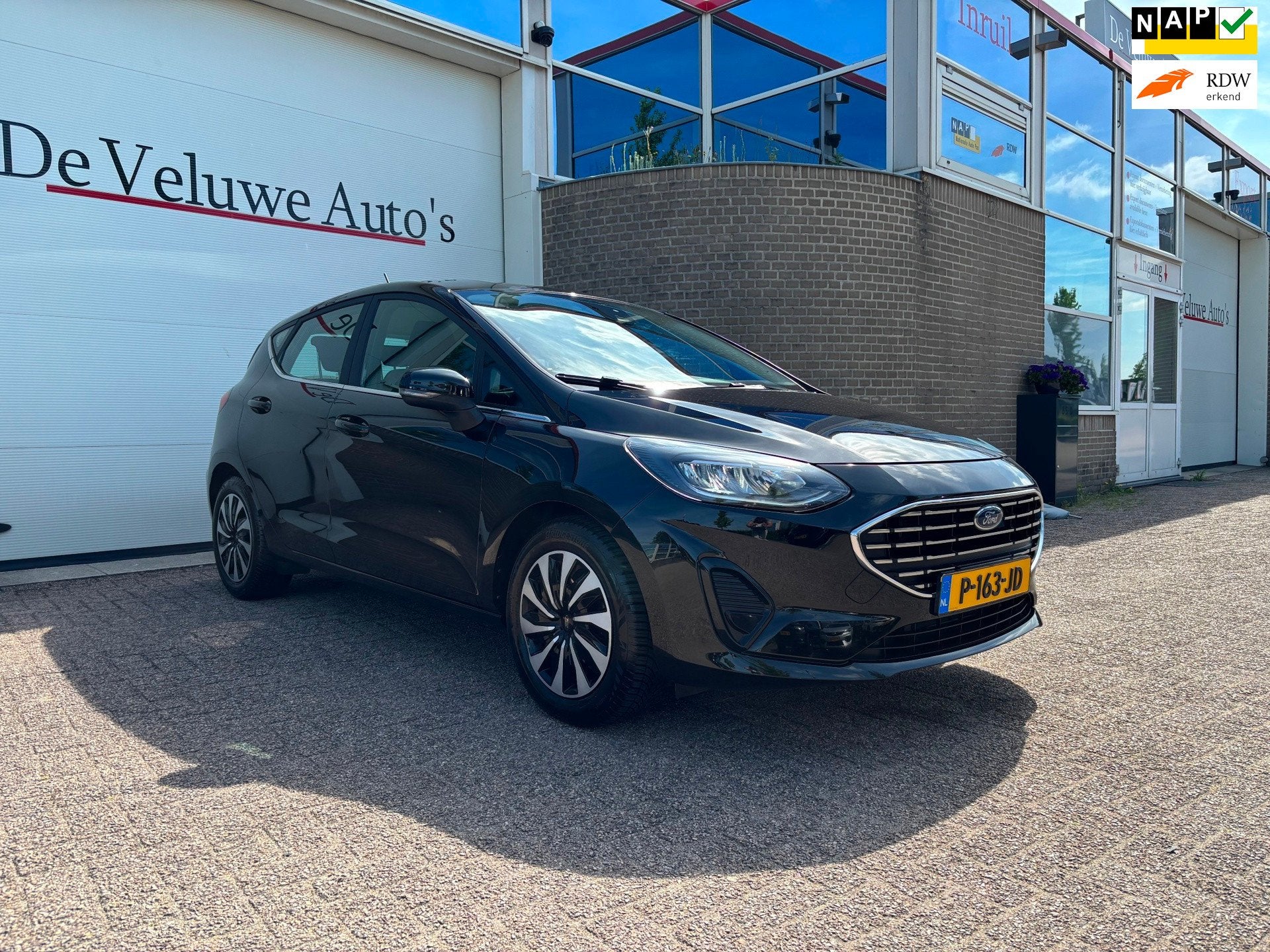 Ford Fiesta 1.0 EcoBoost Hybrid Titanium 125PK|Carplay|LED, Voorwielaandrijving, Gebruikt, Euro 6, Origineel Nederlands