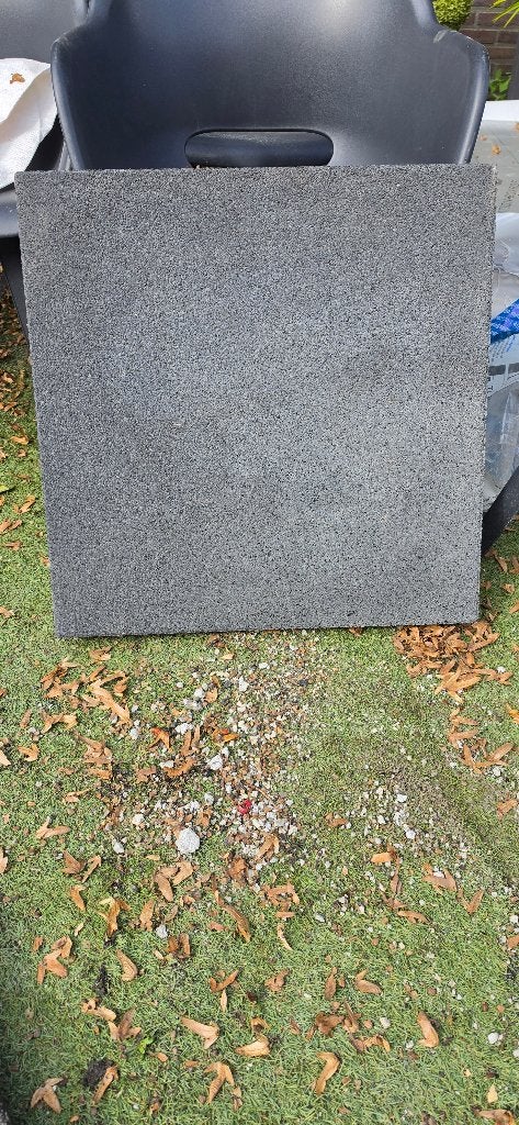 Tuintegels grijs, Ophalen, Gebruikt, 10 m² of meer, Beton