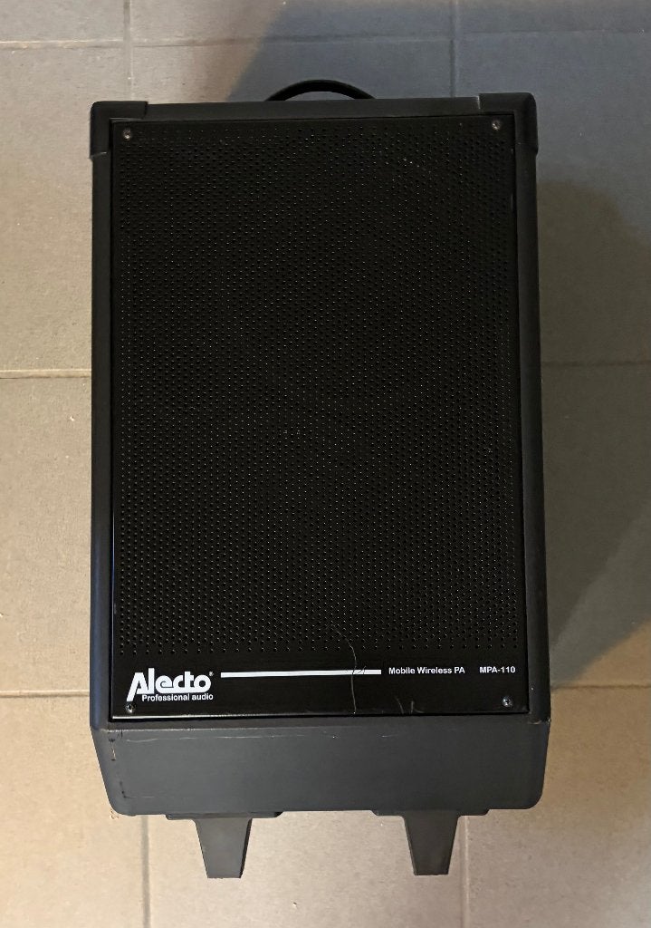 Alecto MPA-110 Mobiele Draadloze PA Speaker, Ophalen of Verzenden, Gebruikt, Party speaker, Overige merken