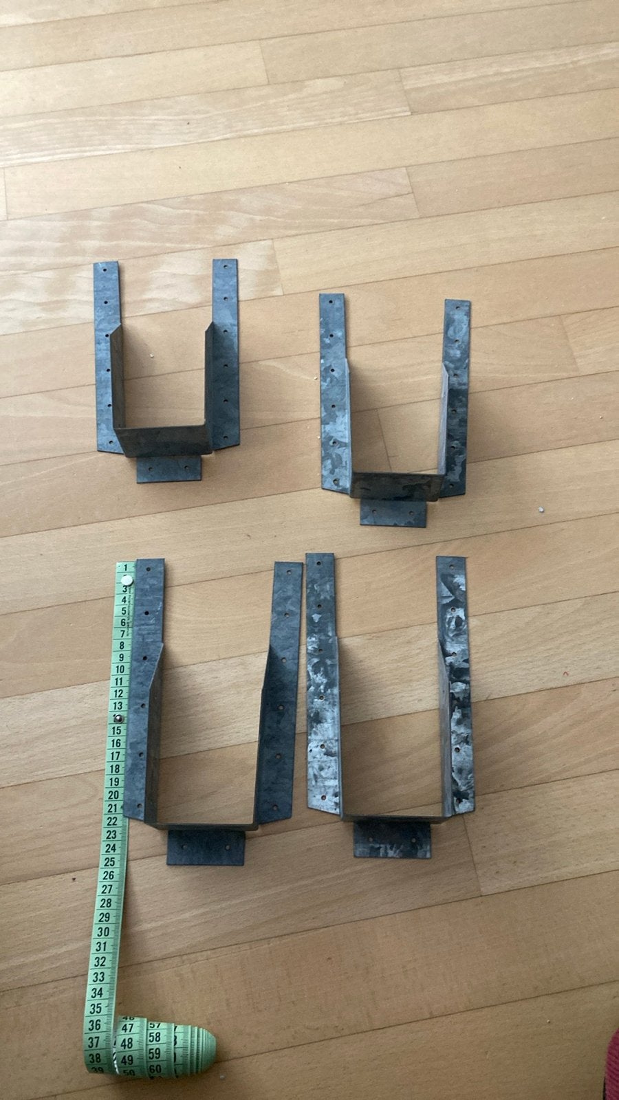 Verzinkte U-beugels / Balkdragers, Ophalen of Verzenden, Gebruikt, 100 tot 250 mm, Overige typen