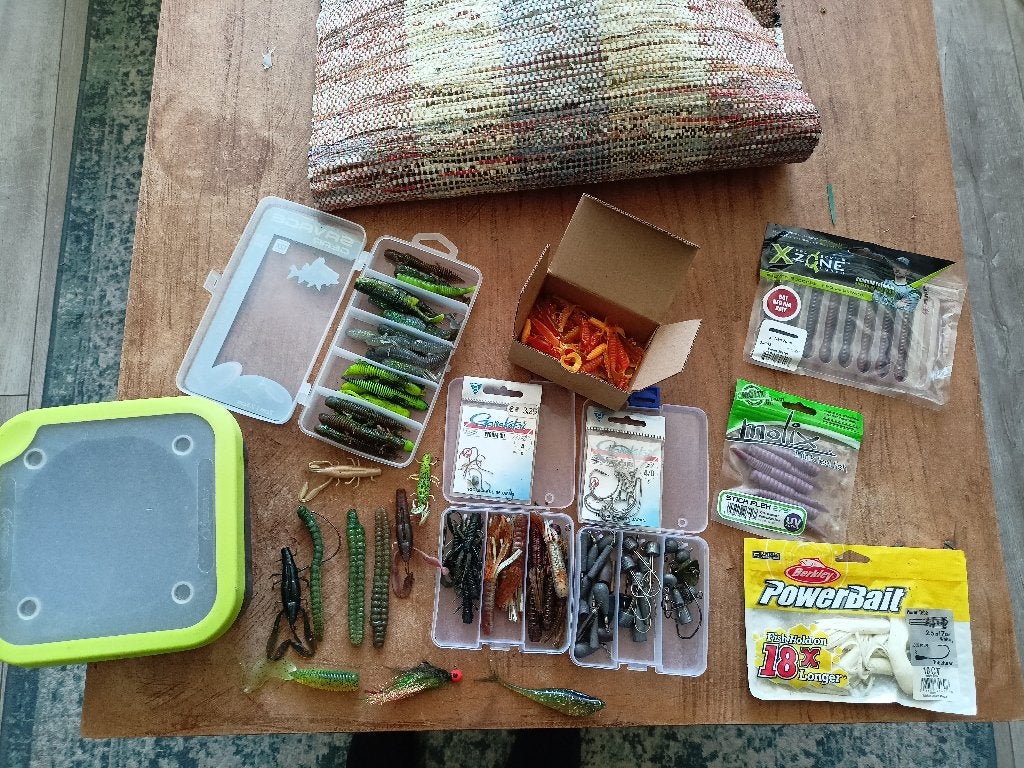 Partij creaturebaits en nedrigs voor Baars vissen, Ophalen of Verzenden, Nieuw, Overige typen
