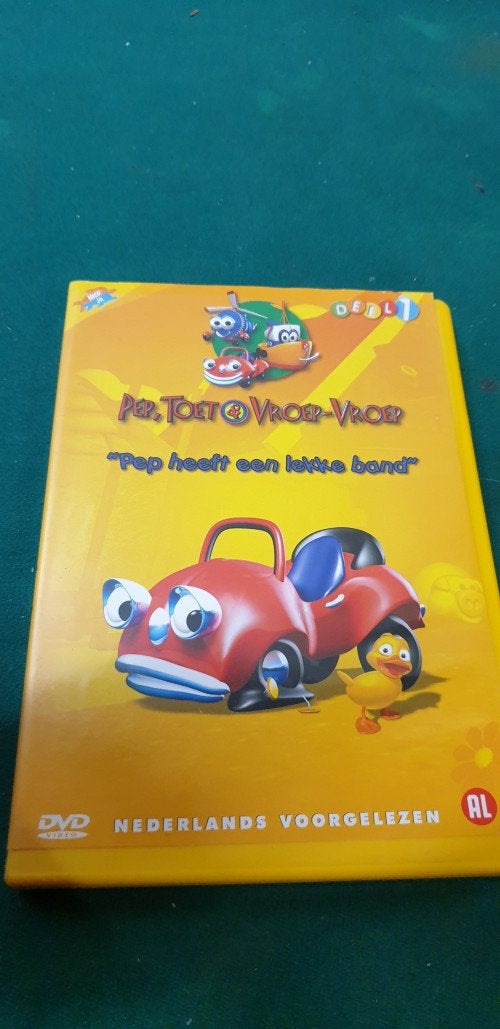 dvd pep, toet en vroep-vroep pep heeft een lekke band, Ophalen of Verzenden