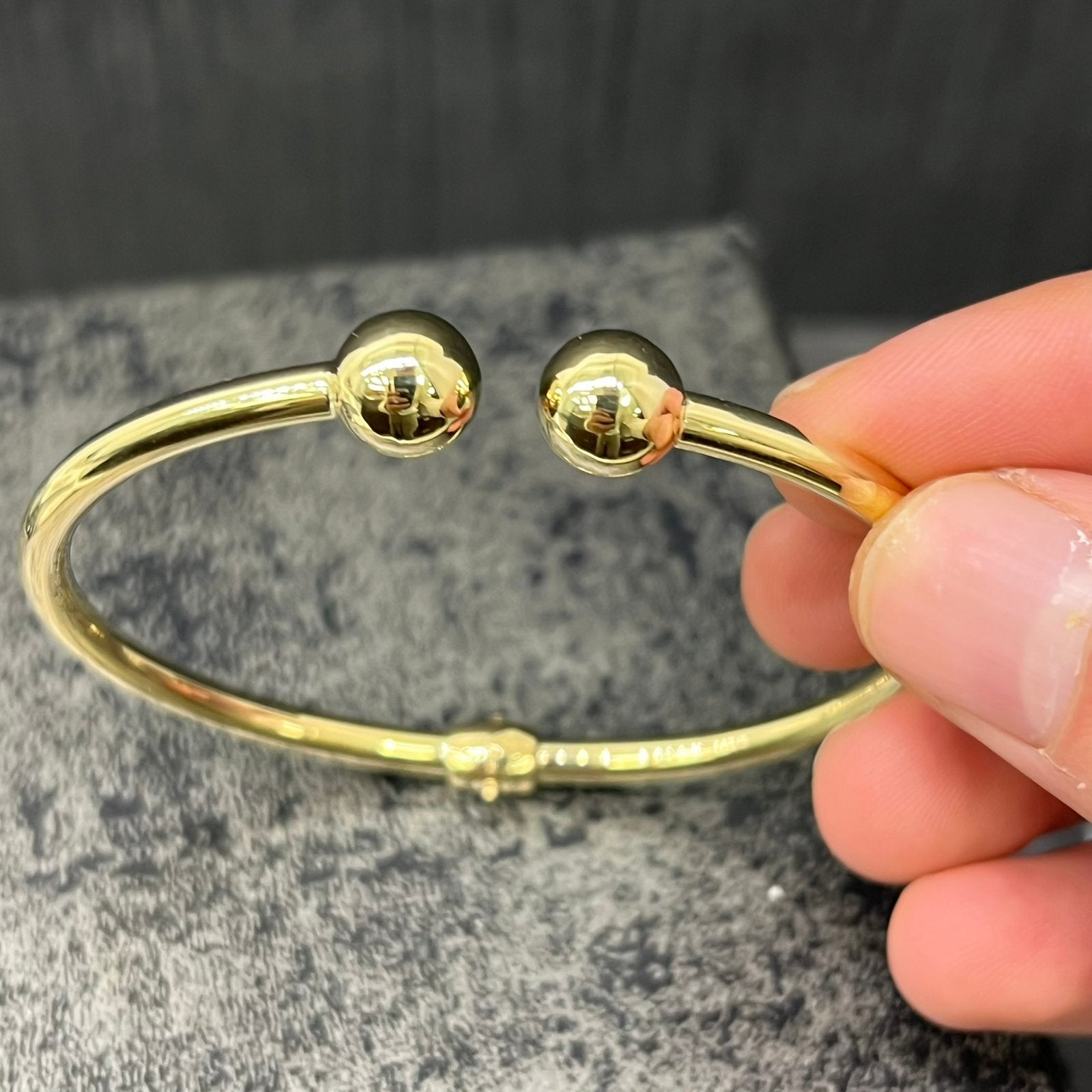 14 karaat gouden armband boei model, Ophalen of Verzenden, Zo goed als nieuw, Goud
