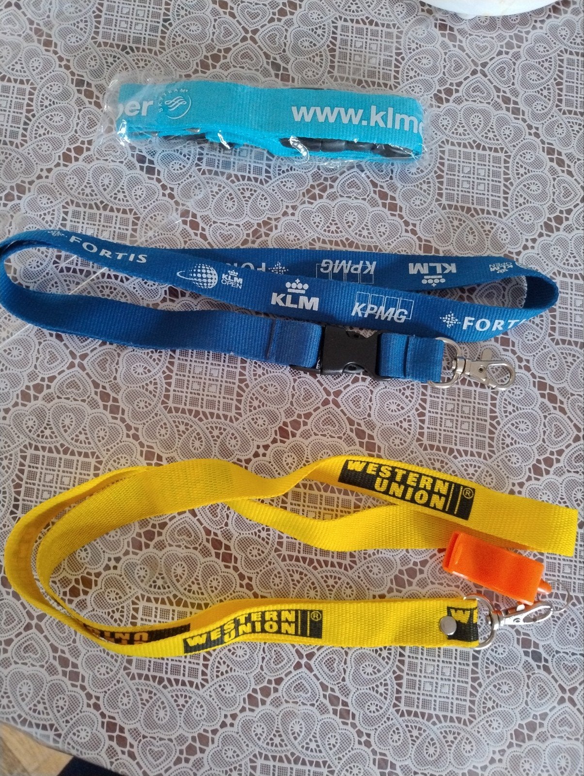 KLM, Cityhopper & Western Union keycords(, Ophalen of Verzenden, Nieuw, Overige typen