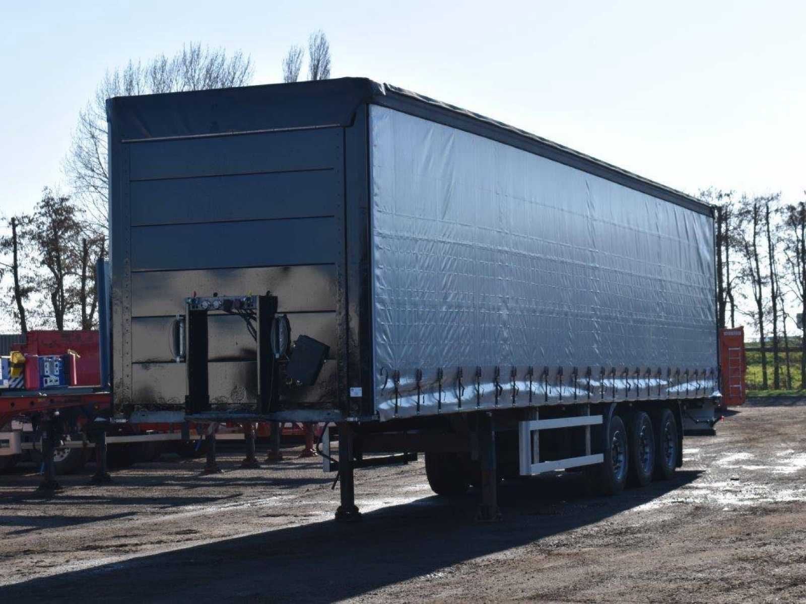 2018 Nordic S340 | 3 assige schuifzeiloplegger met schuifdak, Overige brandstoffen, Bedrijf, Aanhangers en Opleggers, Te koop
