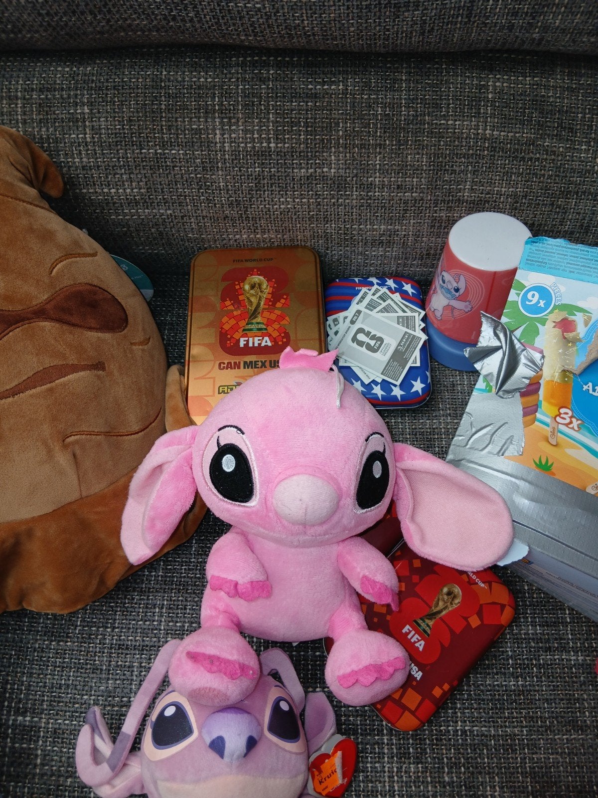 leuke stitch angel knuffel, Ophalen of Verzenden, Zo goed als nieuw