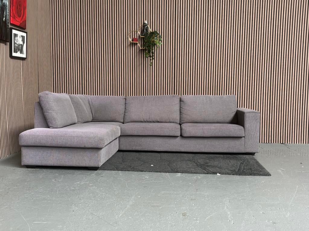 GRATIS LEVERING Hoekbank Grijs 295x210 GEREINIGD, Huis en Inrichting, Banken | Bankstellen, 250 tot 300 cm, Hoekbank, Ophalen of Verzenden