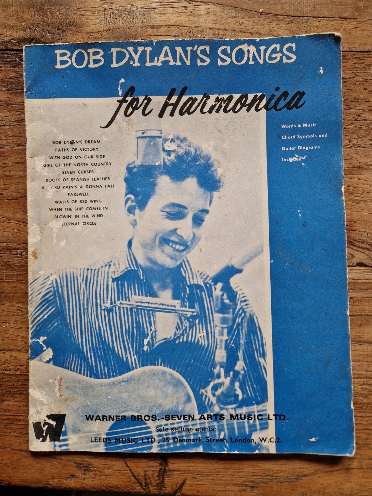 Bob Dylan's Songs for Harmonica - Vintage Bladmuziek, Verzenden, Gebruikt, Artiest of Componist