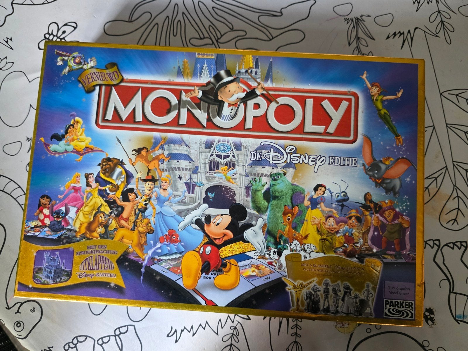 monopoly disney edition, Hobby en Vrije tijd, Vijf spelers of meer, Ophalen of Verzenden, Nieuw