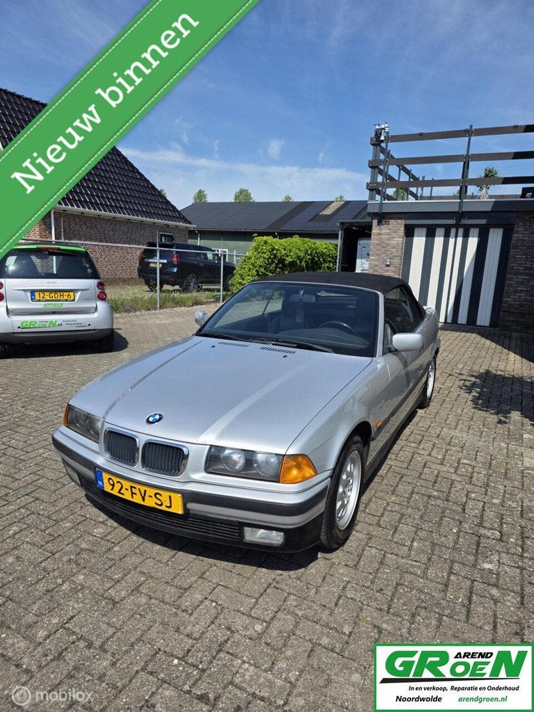 BMW 3-serie Cabrio 318i ExecutiveComfort cruise clima airco, Euro 2, 1345 kg, Achterwielaandrijving, Gebruikt