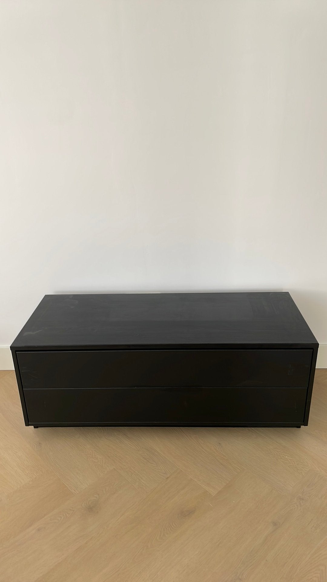 Nieuwe zwarte tv meubel van basic label, Ophalen, Zo goed als nieuw, 25 tot 50 cm, Minder dan 100 cm