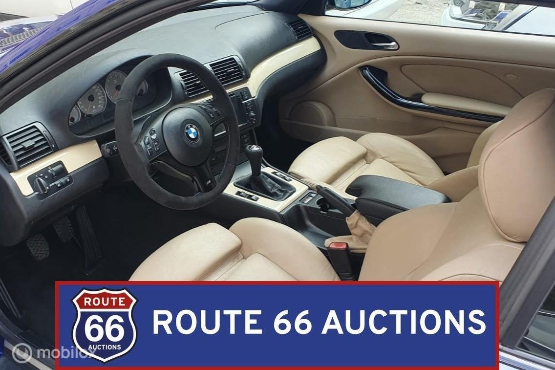 BMW M3 Coupe | 2001 | Route 66 Auctions, Auto's, Overige carrosserieën, Zwart, Bedrijf, Handgeschakeld