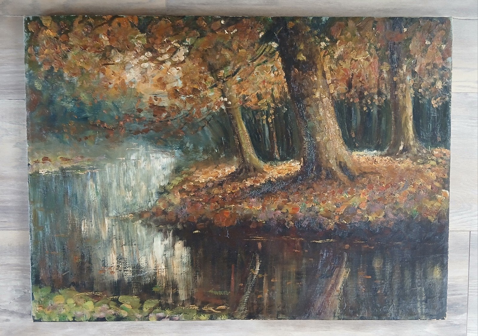 Schilderij # Herfstbos, Ophalen of Verzenden