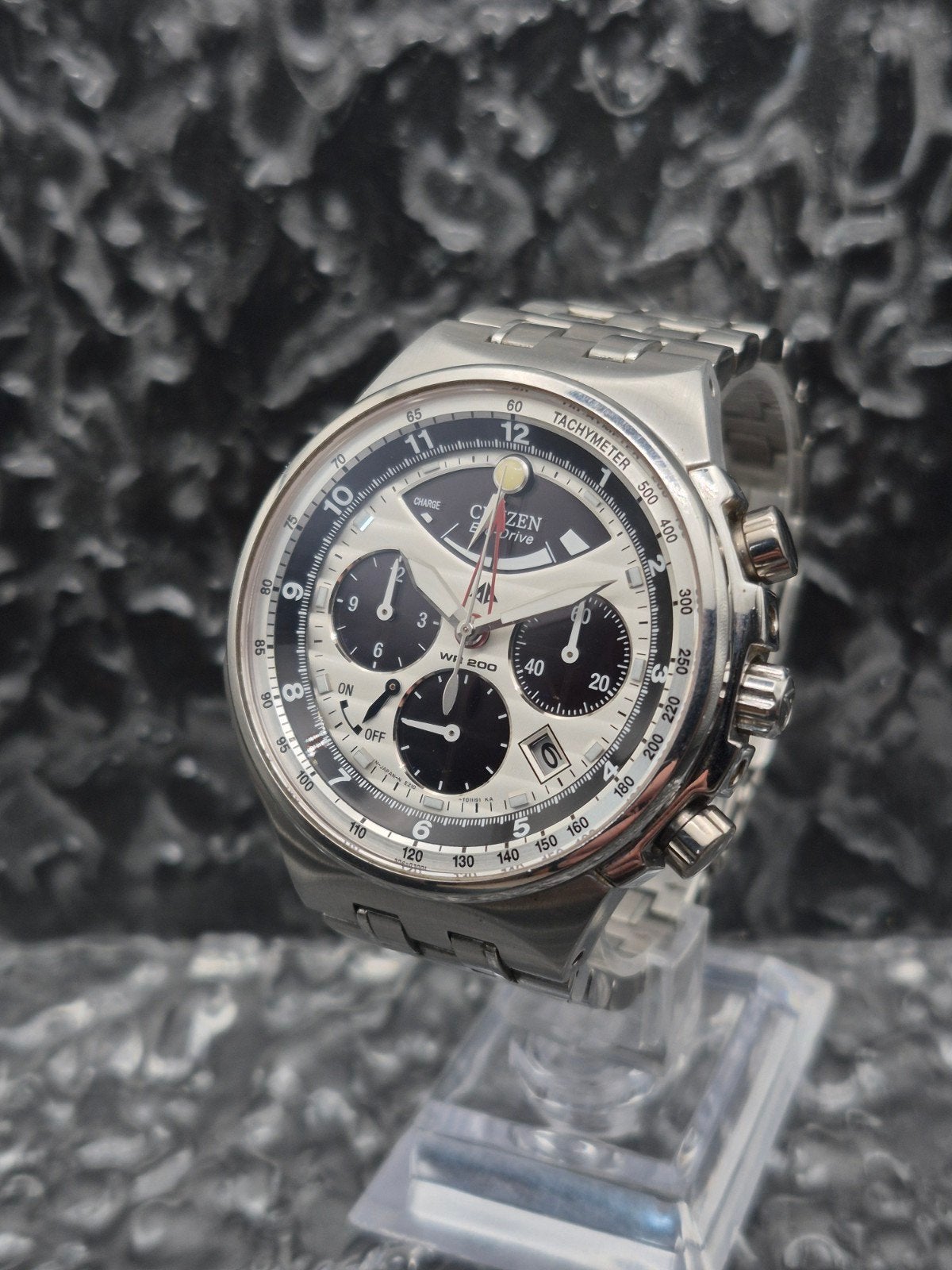 Citizen Promaster Panda Chronograph Eco-Drive E210-T007686, IOS, Ophalen of Verzenden, Citizen, Citizen
