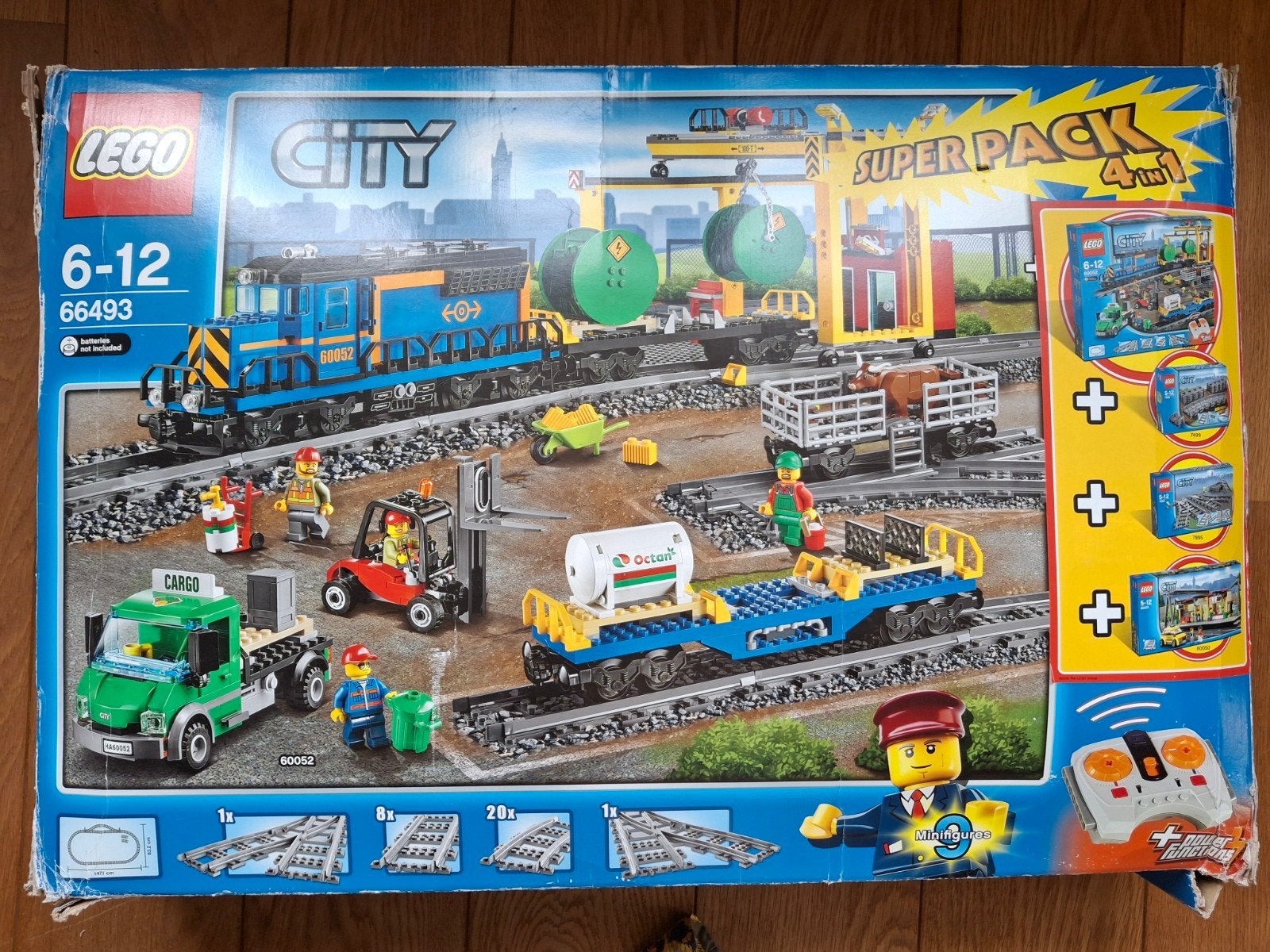 Lego City Super Pack 4-in-1 66493 - Trein en Vracht, Lego, Complete set, Ophalen, Inclusief accessoires