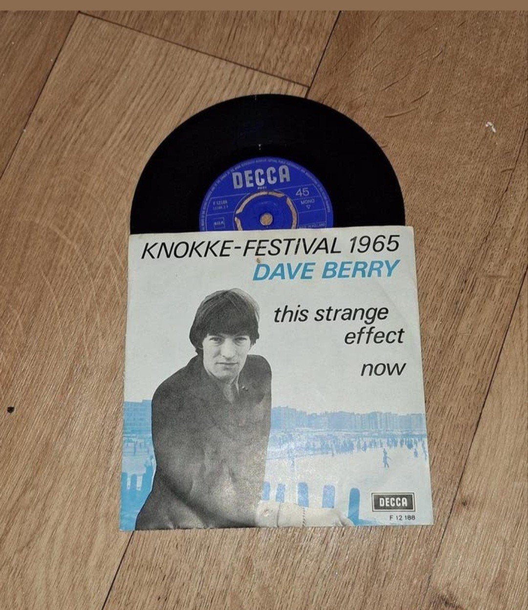 Dave Berry - This Strange Effect  Now Knokke-Festival 1965, Cd's en Dvd's, Gebruikt, Fotohoes, 7 inch, Single