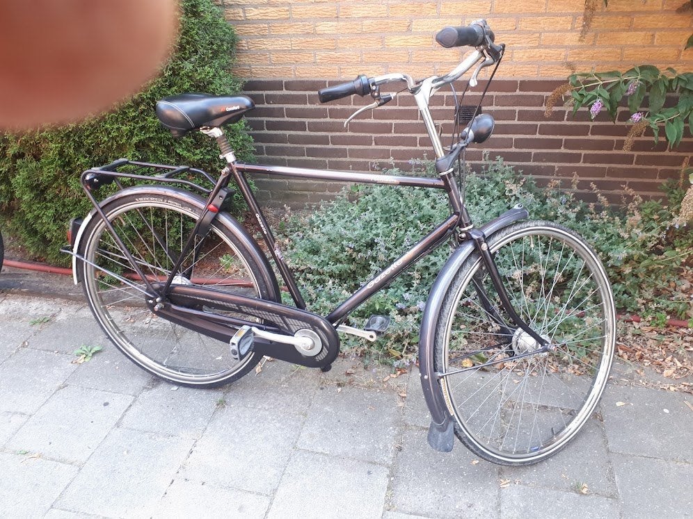 Herenfiets, Gazelle Primeur, Ophalen, Gebruikt, Versnellingen, 57 tot 61 cm