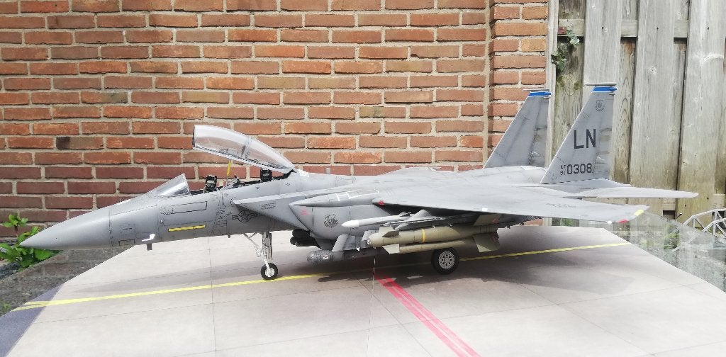 F15 Eagle LN Lakenheath Tamiya schaal 1/32, Overige merken, Ophalen of Verzenden, Zo goed als nieuw, Groter dan 1:72