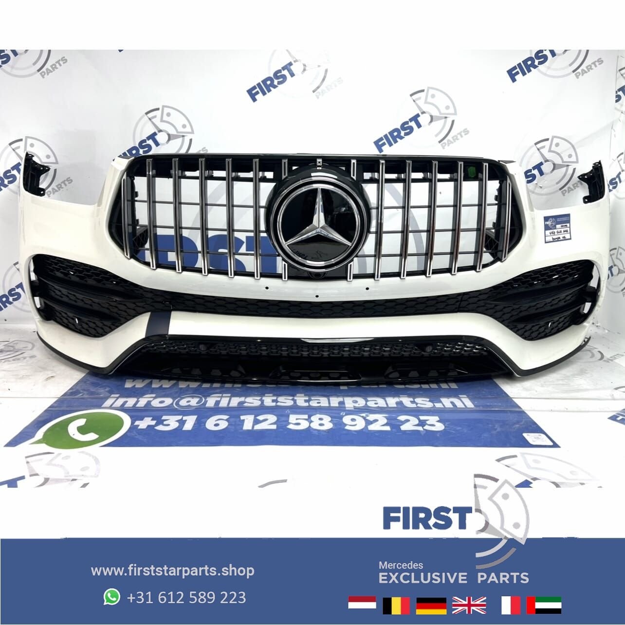 W167 V167 C167 GLE 53 AMG GT VOORBUMPER WIT COMPLEET origine, Gebruikt, -, Voor, Ophalen of Verzenden