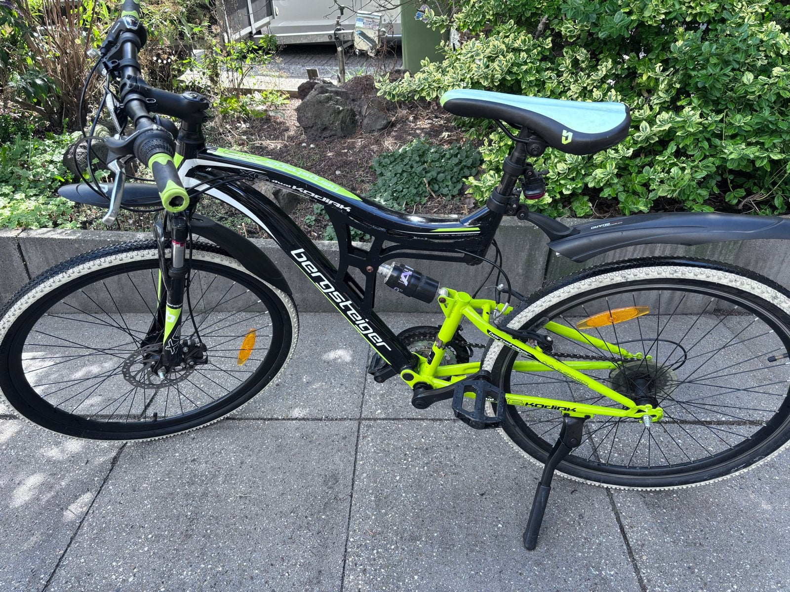 Bergsteiger Kodiak Mountainbike, Fietsen en Brommers, Gebruikt, Meer dan 20 versnellingen, Schijfrem, 53 tot 57 cm