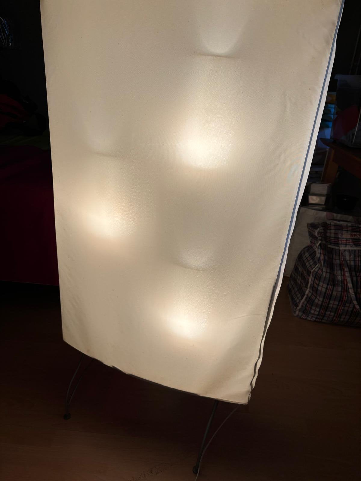Vintage Ikea DUNKER vloerlamp, Huis en Inrichting, Lampen | Vloerlampen, Ophalen, Gebruikt, Vintage modern, Textiel