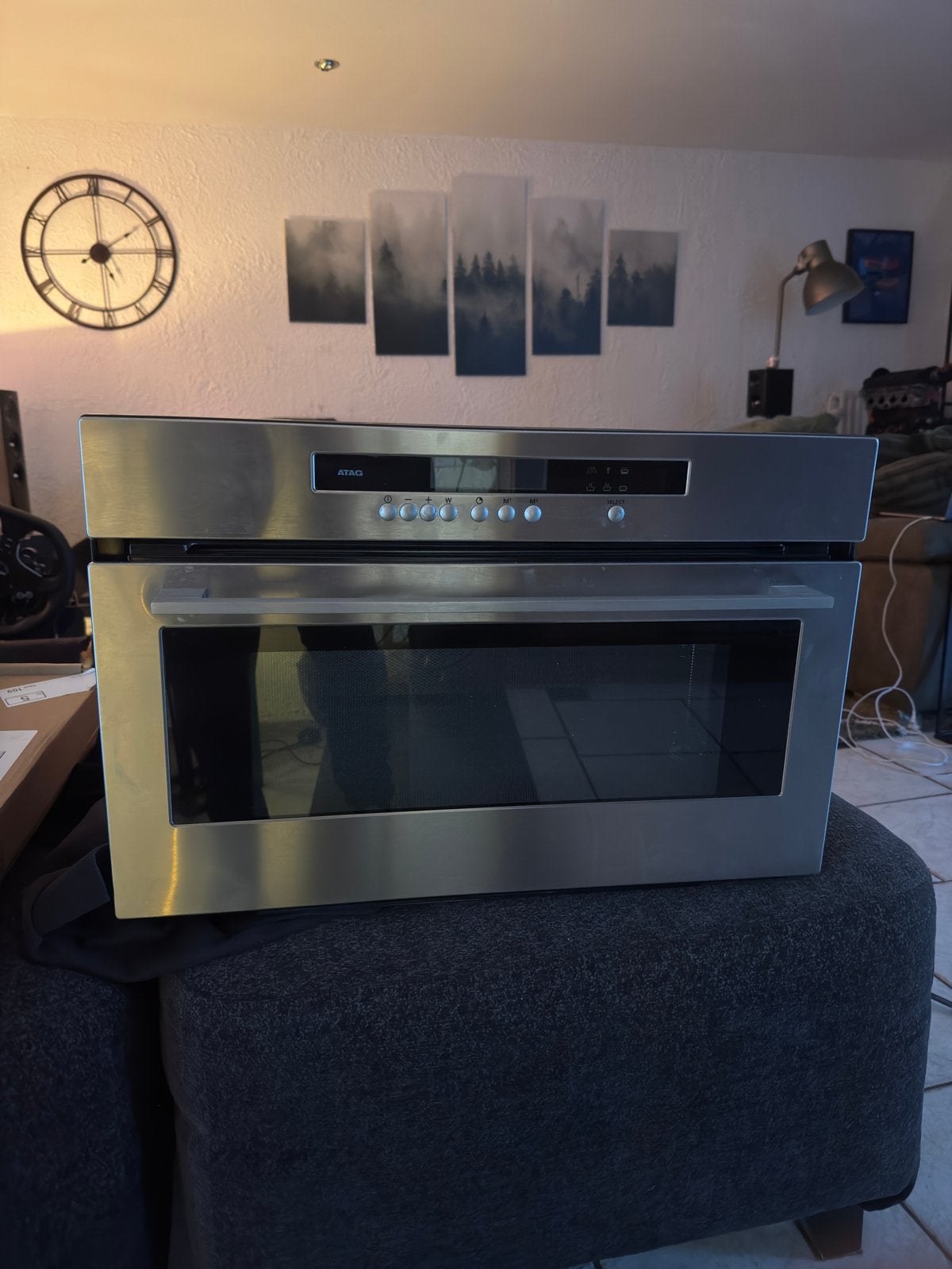 Combimagnetron, Ophalen, Minder dan 45 cm, Gebruikt, Combi-oven